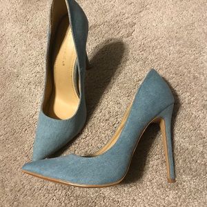 Denim Heels
